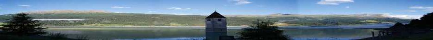 ...nur echt mit versunkenem Kirchturm! ReschenPass Panorama
