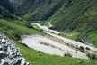 Ein kleiner teil des GEPFLASTERTEN Gotthardpasses Gotthardt